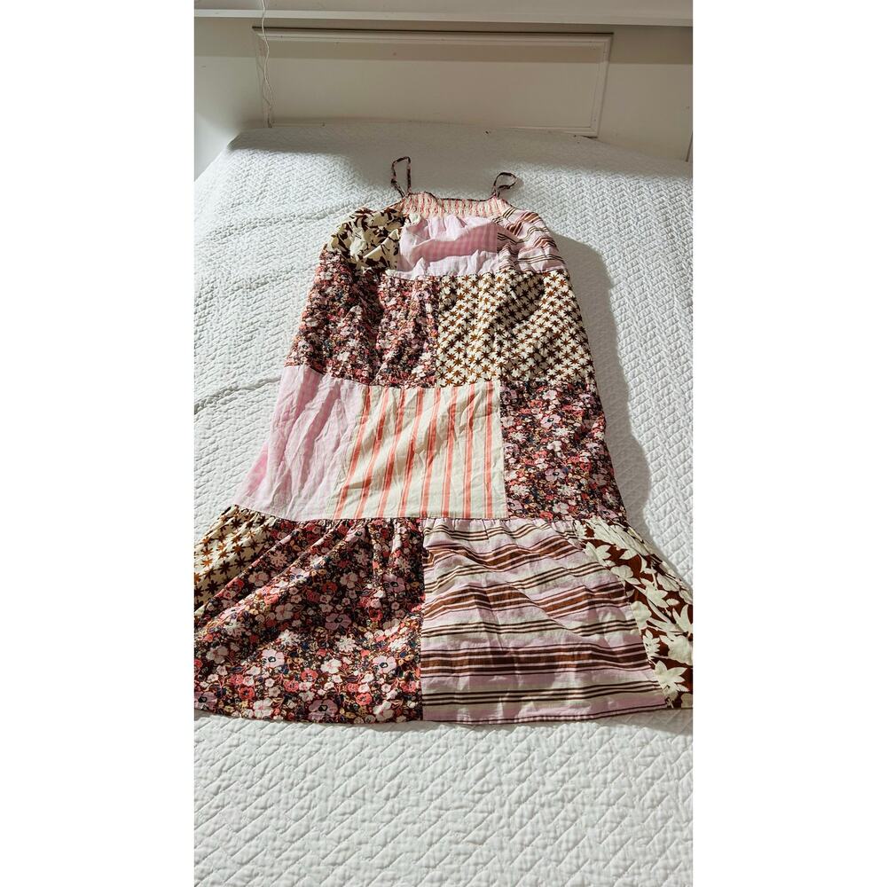 Adorable Universal Thread- Boho/ Cottagecore with Patchwork Design Maxi Dress/ M - Picture 2 of 8